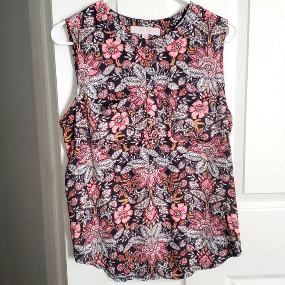 Loft Floral Tank